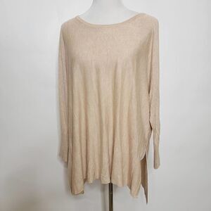 Wishlist Cutout Back Knit Long Sleeve Sweater